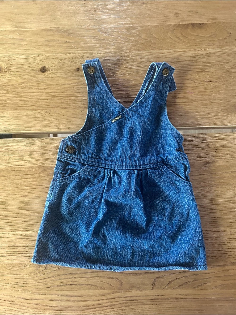 Vintage OshKosh B'gosh Blue Denim Pinafore Dress